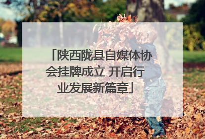 陕西陇县自媒体协会挂牌成立 开启行业发展新篇章